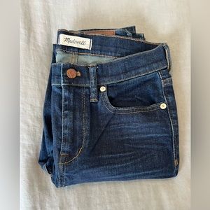 Madewell 9” High Rise Skinny Dark Blue Denim size 26T